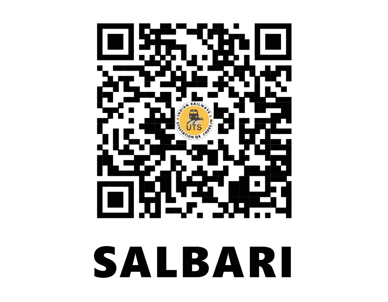 UTS QR Code for SALBARI - SXX (NF - WEST BENGAL)